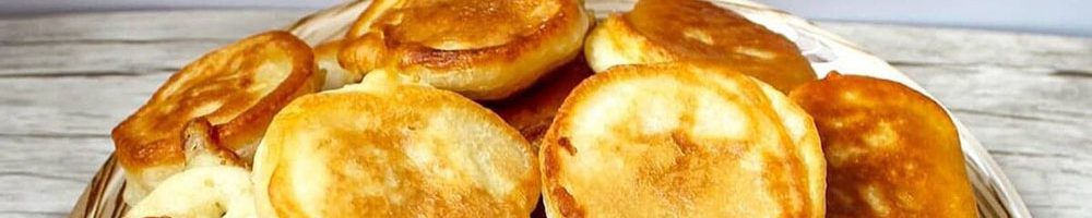 Пышные домашние оладьи на скорую руку